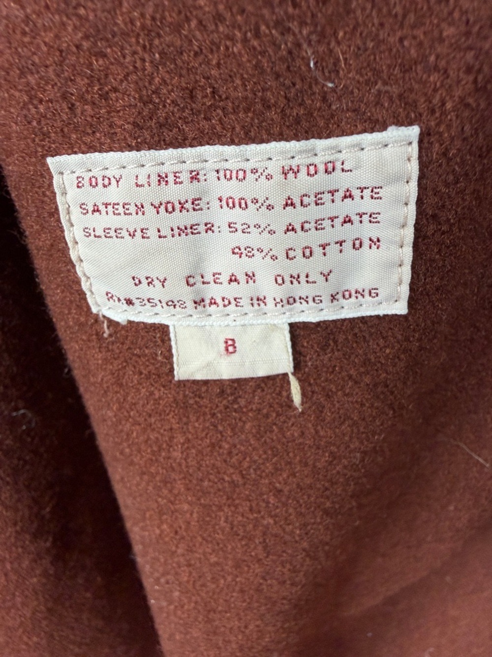Etienne Aigner Vintage Olive Trench Coat Belted Leather Trim Wool Lined Sz 8 - Picture 16 of 16